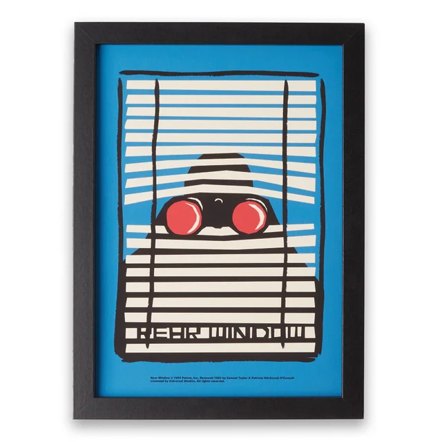 Hitchcock Rear Window Focused Impression d'art Giclée