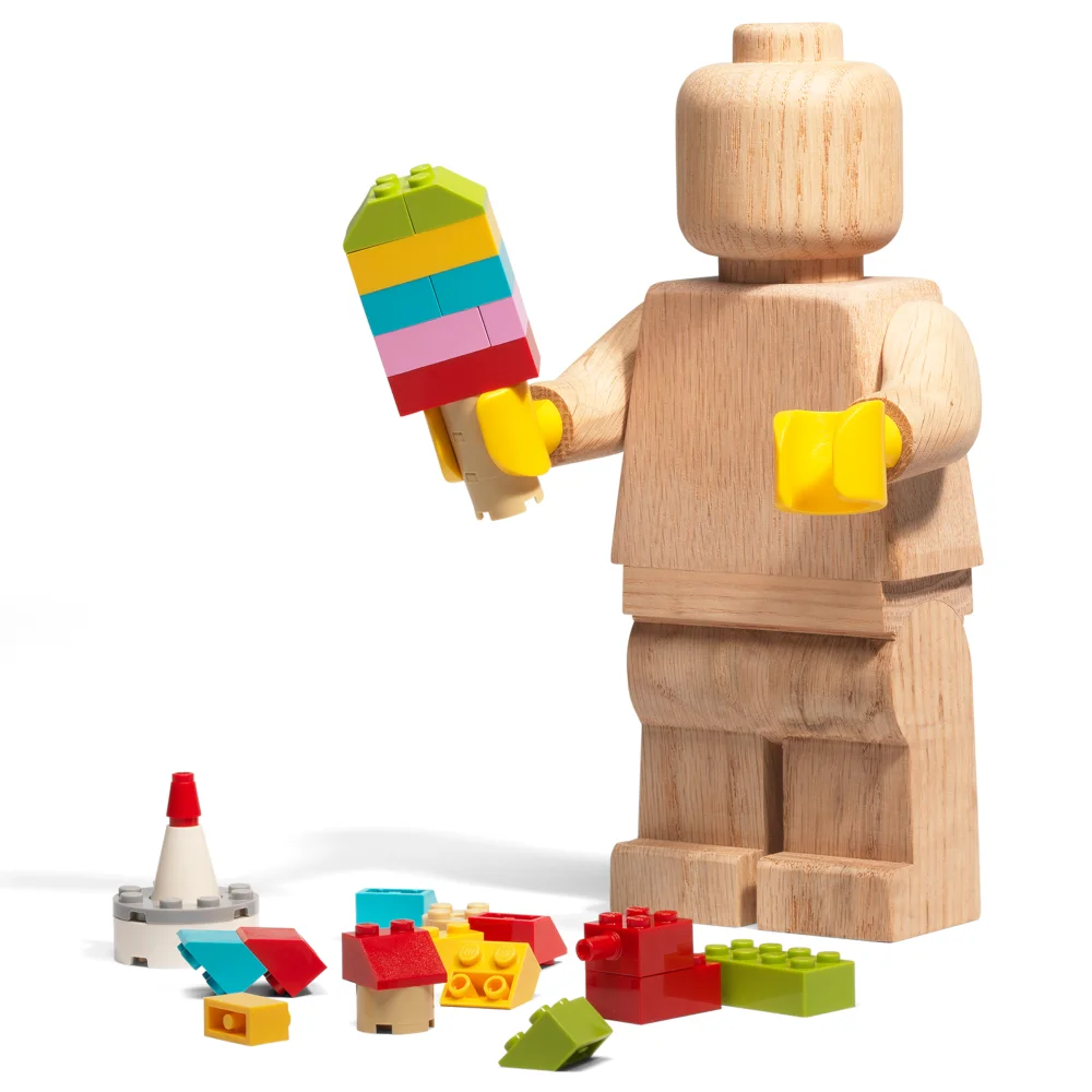 LEGO Wooden Minifigure (Hand Made From Red Oak) Image 1