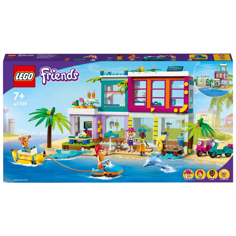 LEGO Friends: La maison de vacances sur la plage, Maison de Poupée(41709) Image 1