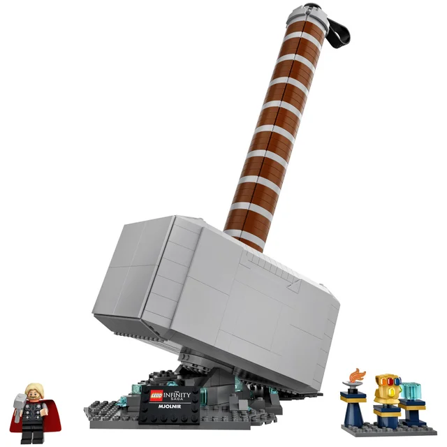 LEGO Marvel Le Marteau de Thor, Maquette à Construire Avengers Pour Adulte (76209)