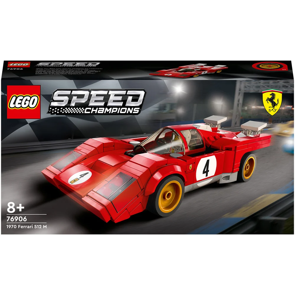 LEGO Speed Champions: 1970 Ferrari 512 M, Jouet de Voiture de Sport (76906) Image 1