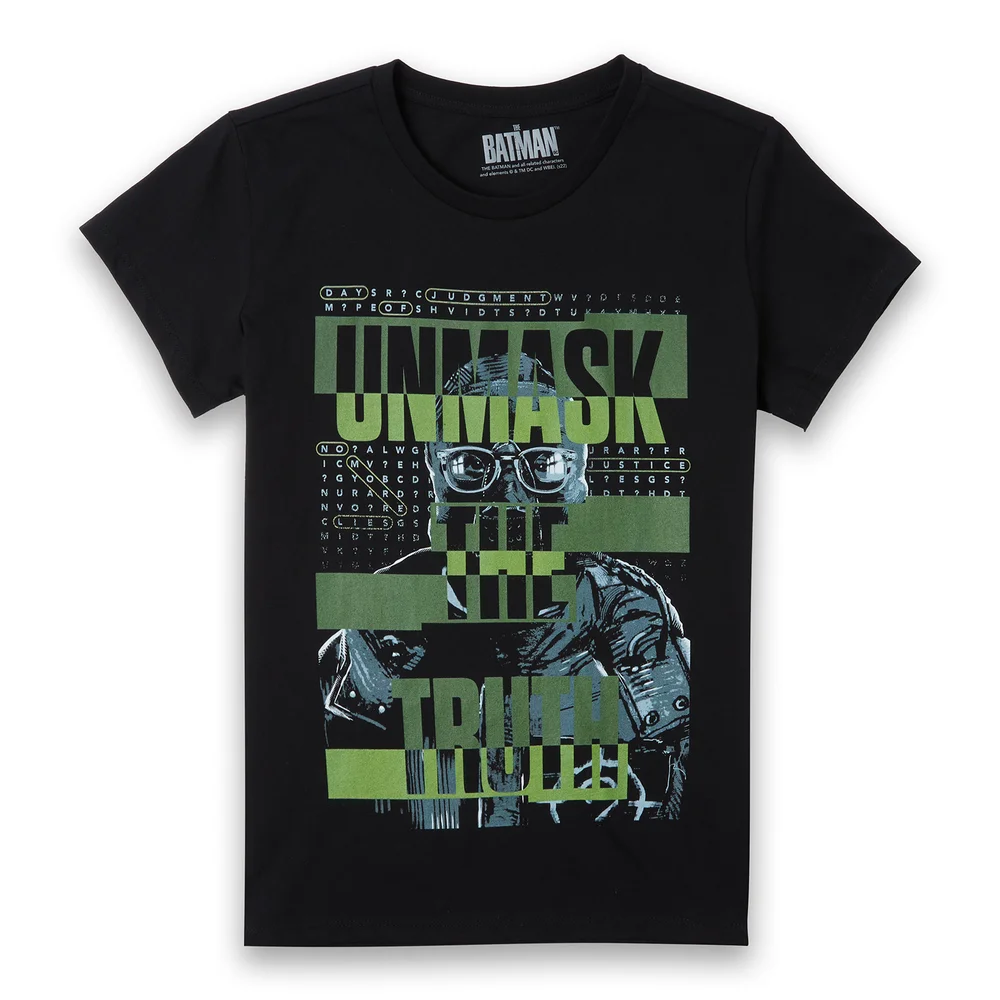 The Batman Unmask The Truth Women's T-Shirt - Black - XS Image 1