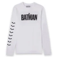 The Batman The Bat Men's Long Sleeve T-Shirt - White - undefined undefined