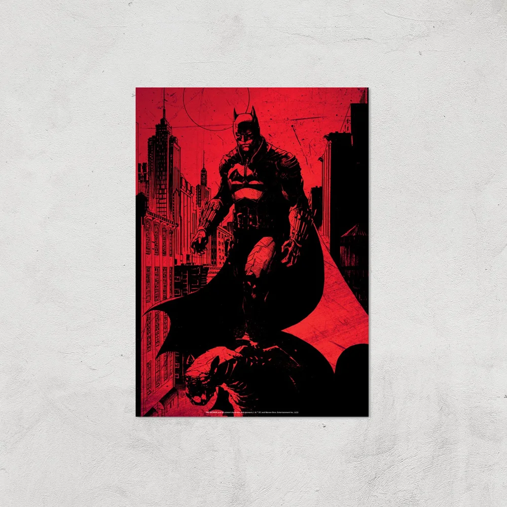 The Batman Comic Book Giclee Art Print - A4 - Print Only Image 1