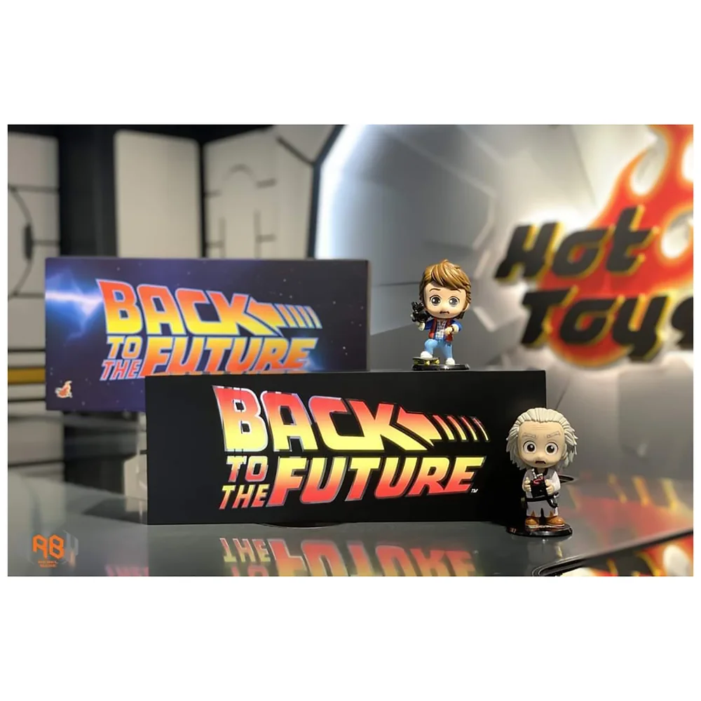 Retour Vers le Futur : Lampe Lightbox logo par Hot Toys Image 1