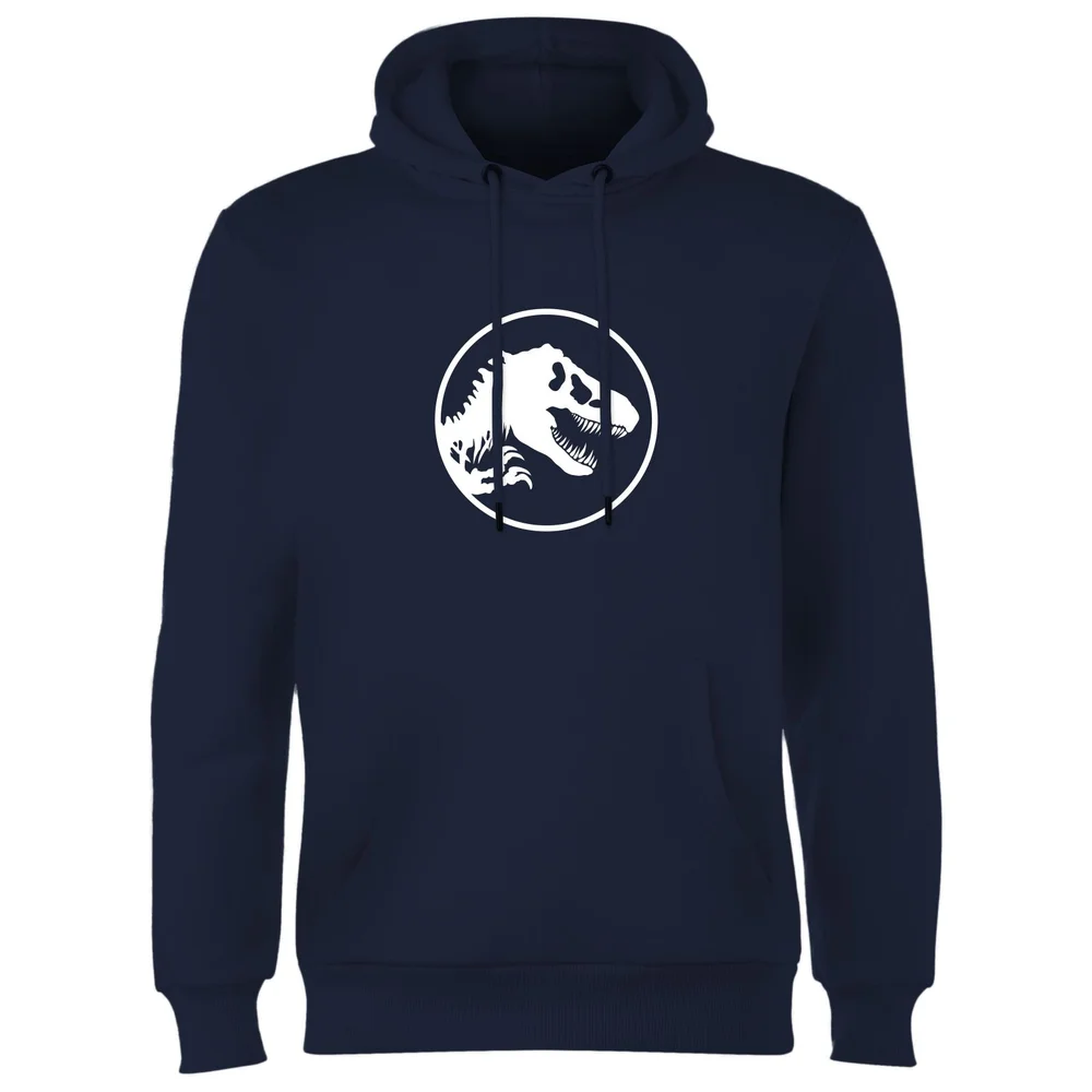 Jurassic Park Logo Cercle Hoodie - Bleu Marine - M Image 1