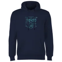 Transformers Autobot Glitch Hoodie - Navy - undefined undefined