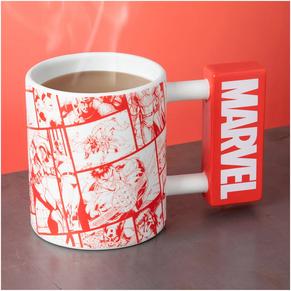 Marvel Logo Shaped Mug Image 1