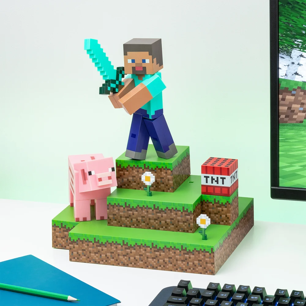 Lampe Diorama Minecraft - 30 cm Image 1