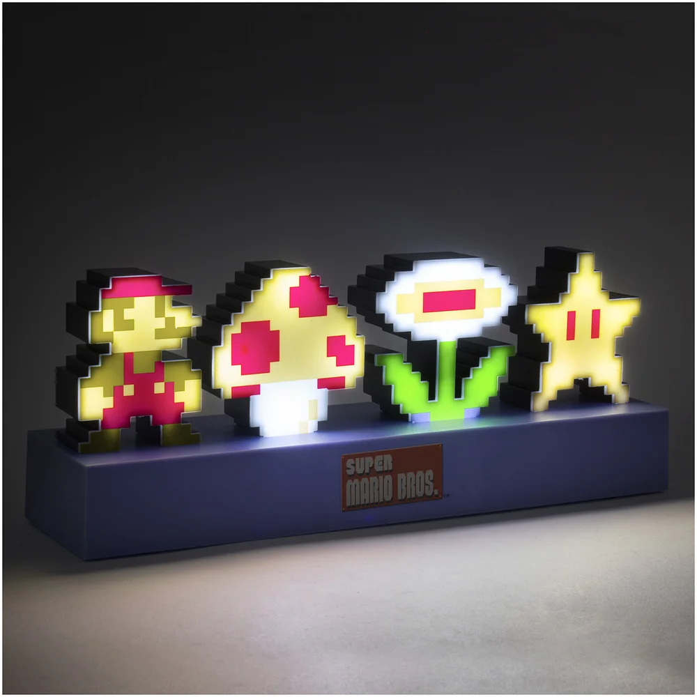 Nintendo Super Mario Bros Icons Light Image 1