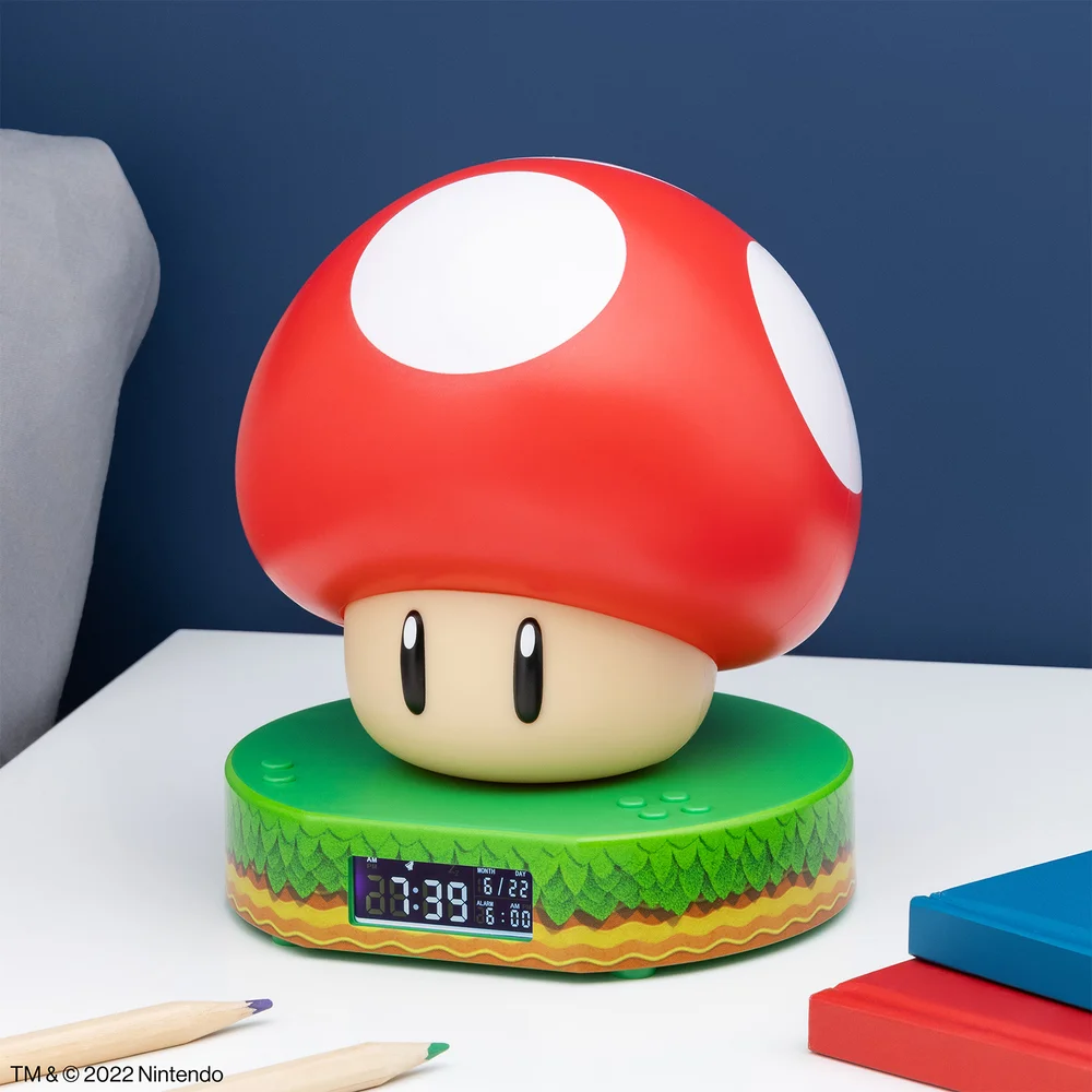 Super Mushroom Digital Alarm Clock Image 1