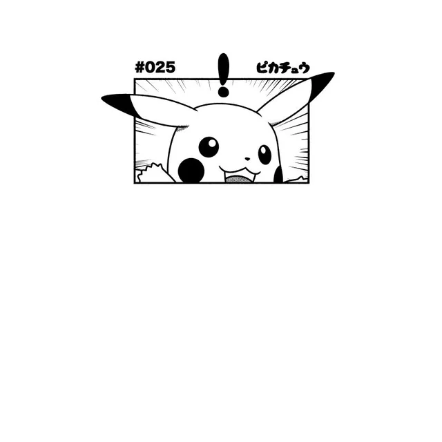 T-Shirt Pokémon Pikachu Unisexe - Blanc