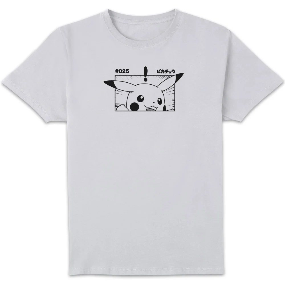 T-Shirt Pokémon Pikachu Unisexe - Blanc - S Image 1
