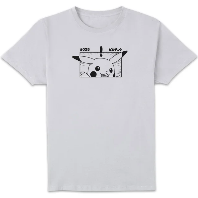 T-Shirt Pokémon Pikachu Unisexe - Blanc