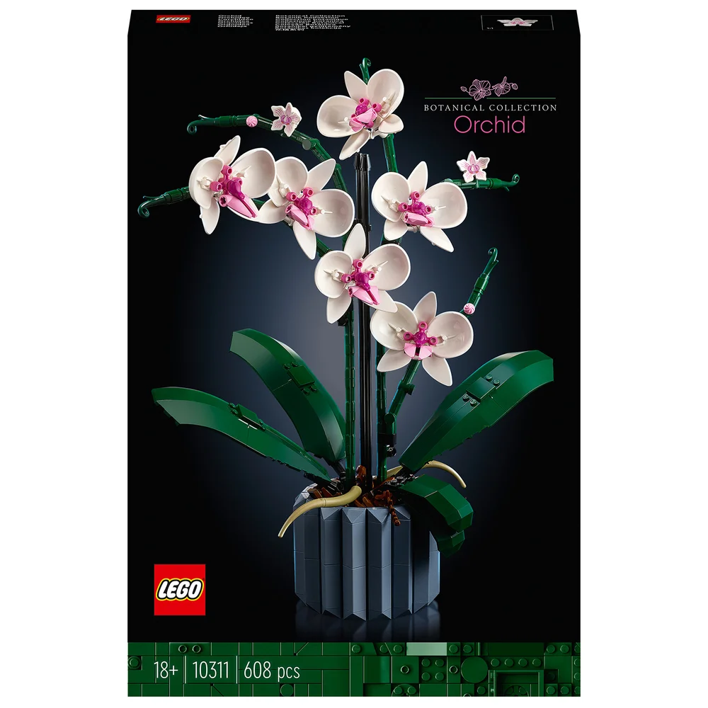 LEGO Icons L’Orchidée Plantes de Fleurs Artificielles d'Intérieur, Décoration de Maison (10311) Image 1