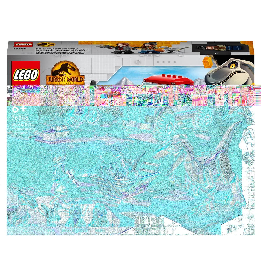 LEGO Jurassic World: La Capture des Vélociraptors Beta et Blue, Jouet Dinosaures(76946) Image 1