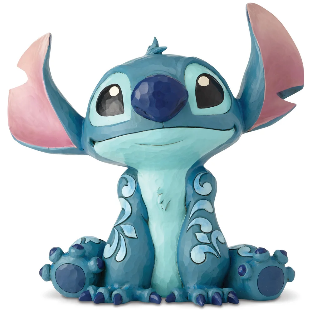Disney Traditions 'Big Trouble' Stitch Statement Figurine Image 1