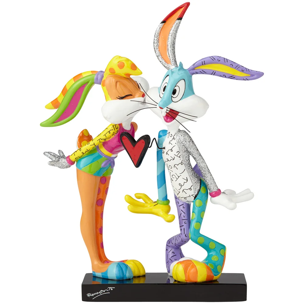 Looney Tunes Britto Lola Kissing Bugs Bunny Figurine Image 1