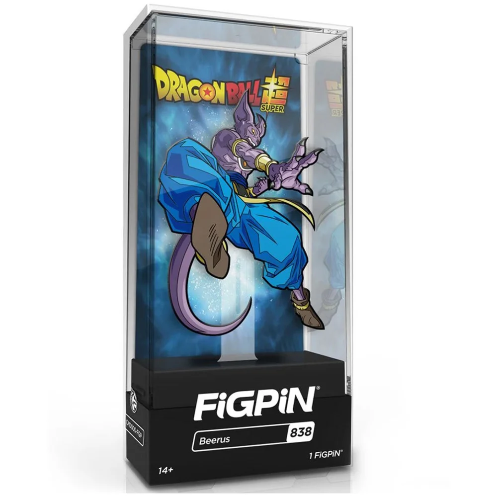 FiGPiN Dragon Ball Super 3" Enamel Pin - Beerus Image 1