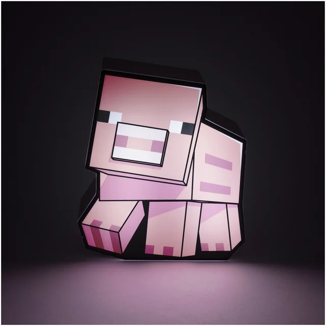 Minecraft Pig 2D Box Light