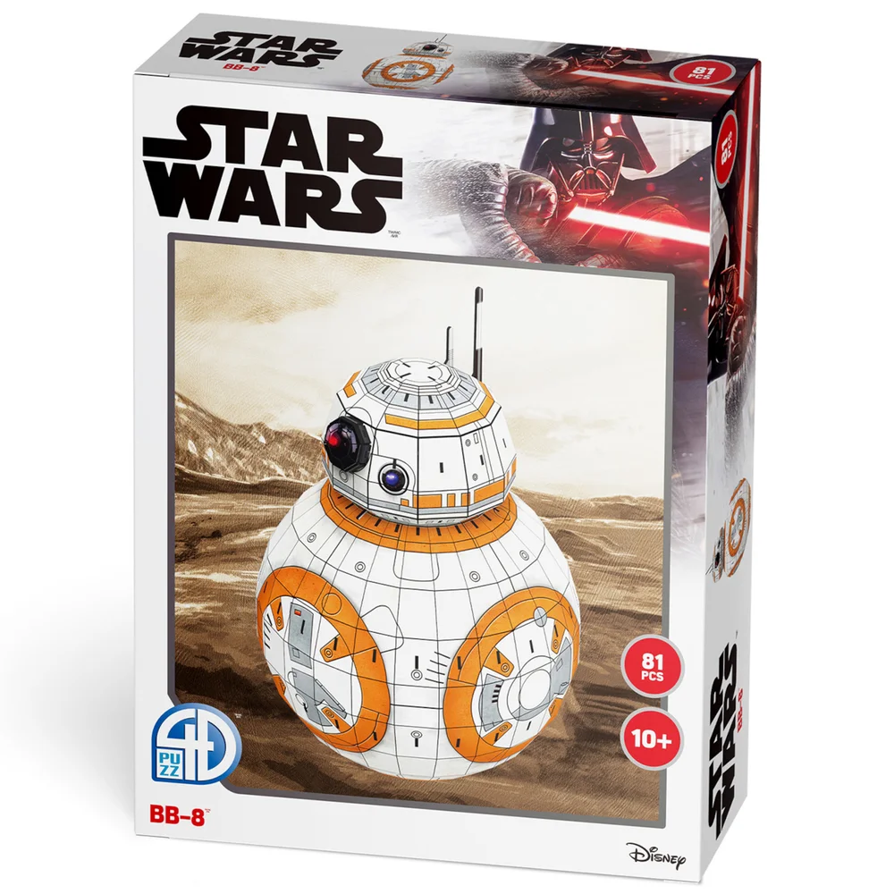 Star Wars BB-8 Paper Core 3D Puzzle Model Image 1