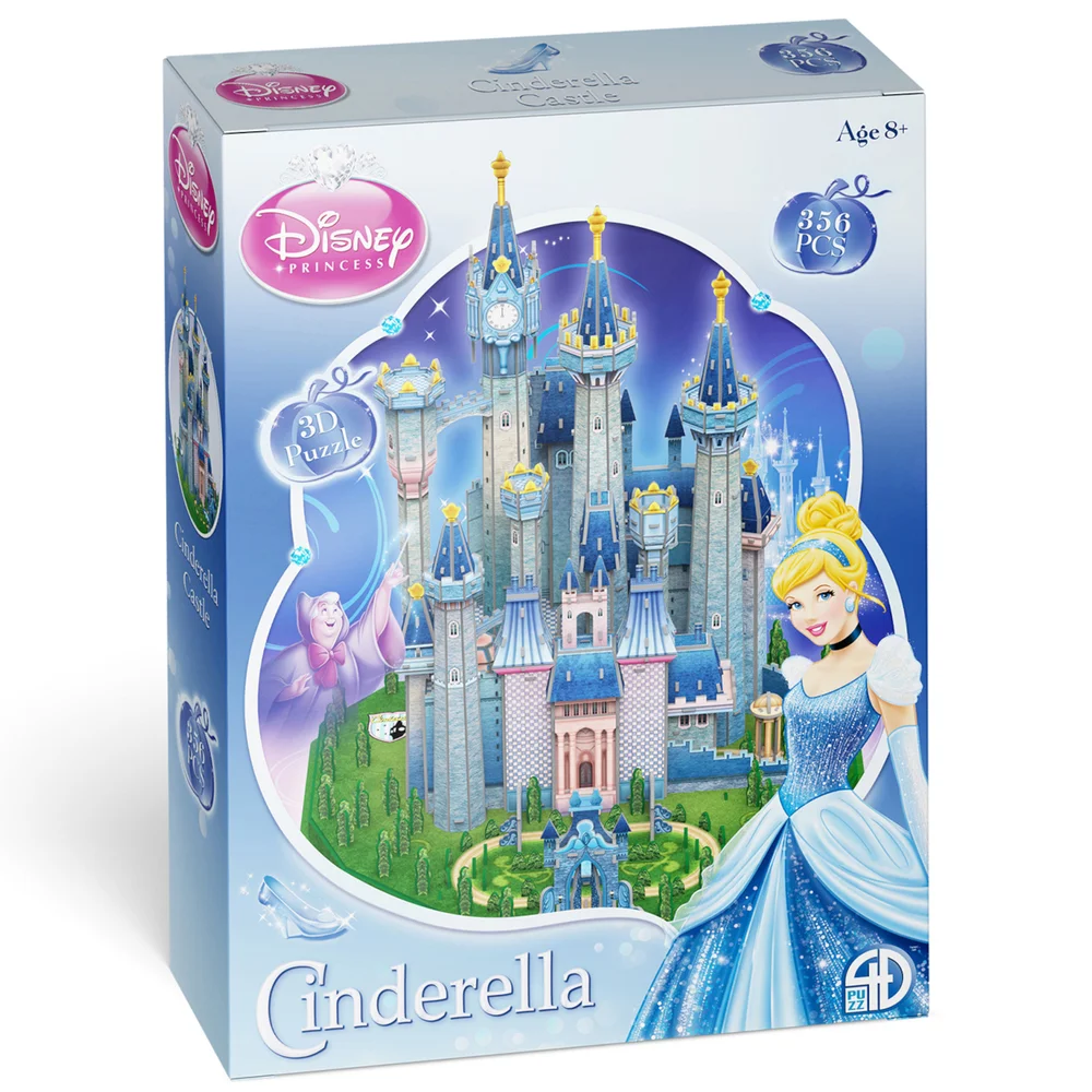 Disney Cinderella Castle Paper Core 3D Puzzle Model Image 1