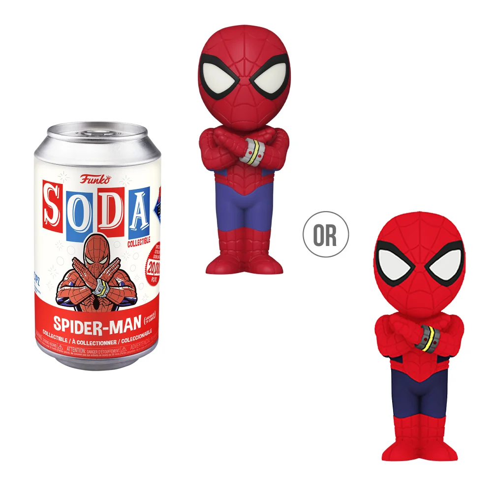 Marvel Comics Japanese Spider-Man w/Glow Chase Vinyl Soda Figure Image 1