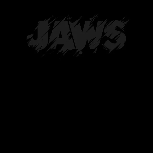 Jaws Monochrome Men's T-Shirt - Black