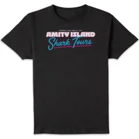 Jaws Amity Island Shark Tour Men's T-Shirt - Black