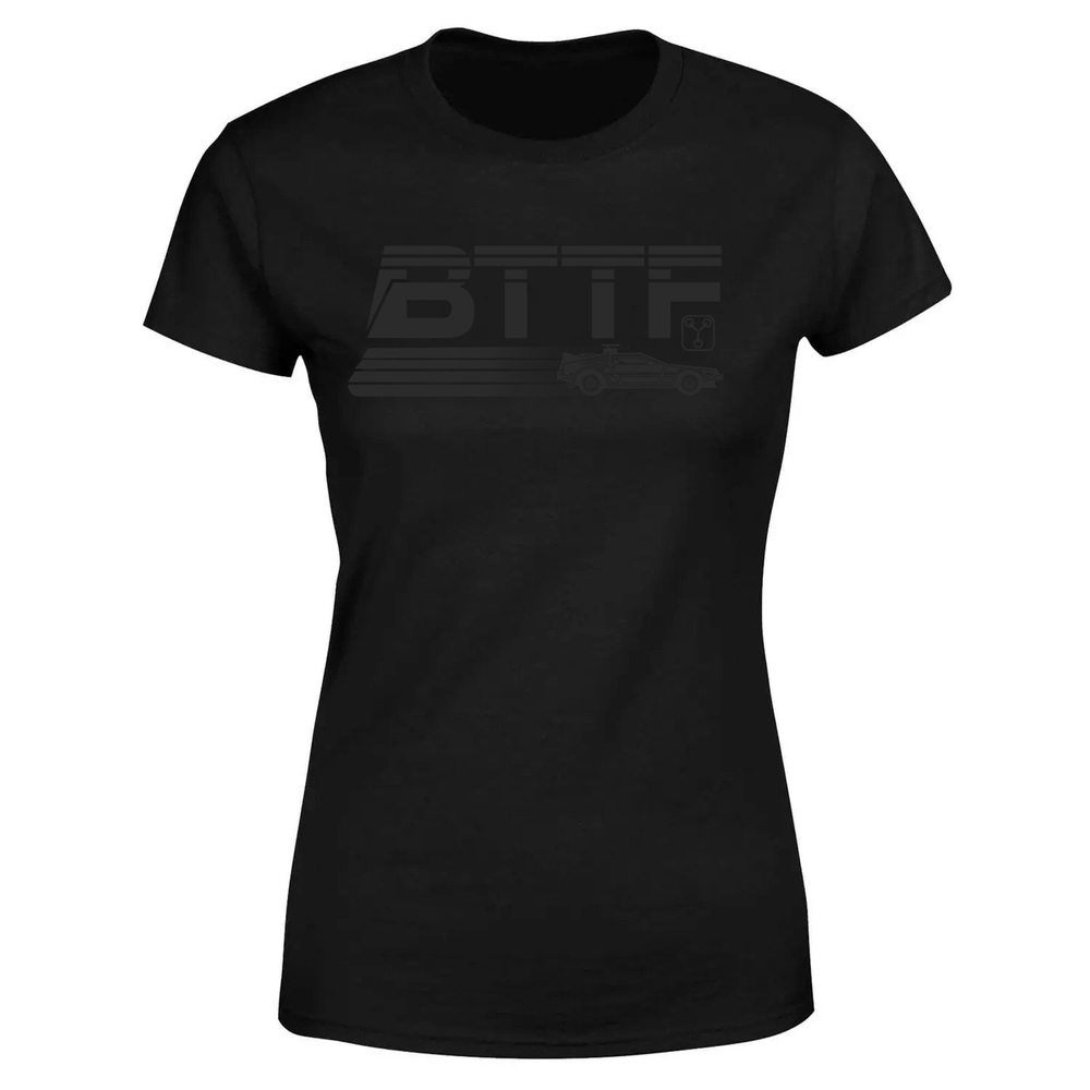 Back To The Future Monochrome Women's T-Shirt - Black - XS Image 1