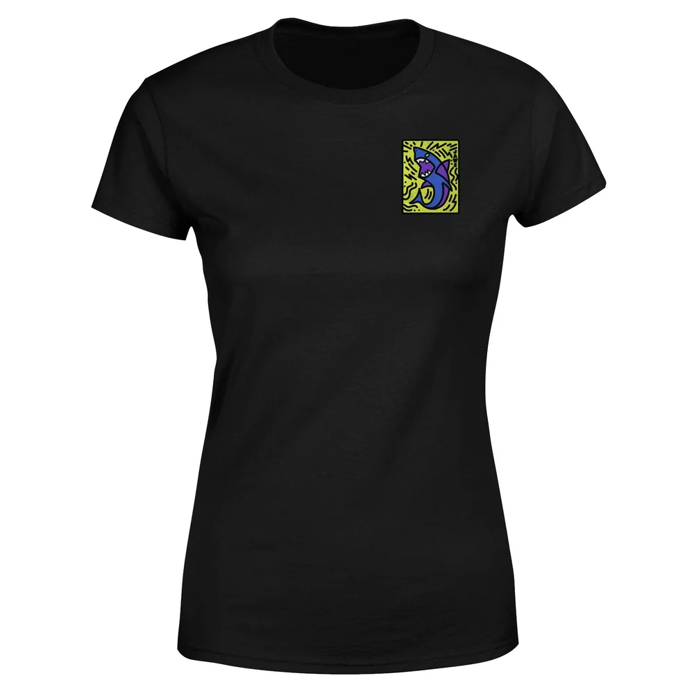 Jaws Doodle Icon Women's T-Shirt - Black - XS Image 1