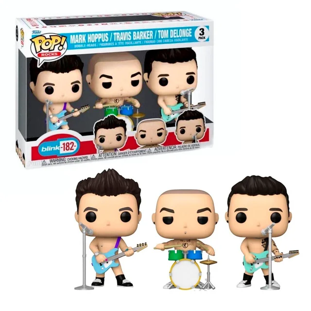 Blink-182 30th Anniversary Funko Pop! 3-Pack