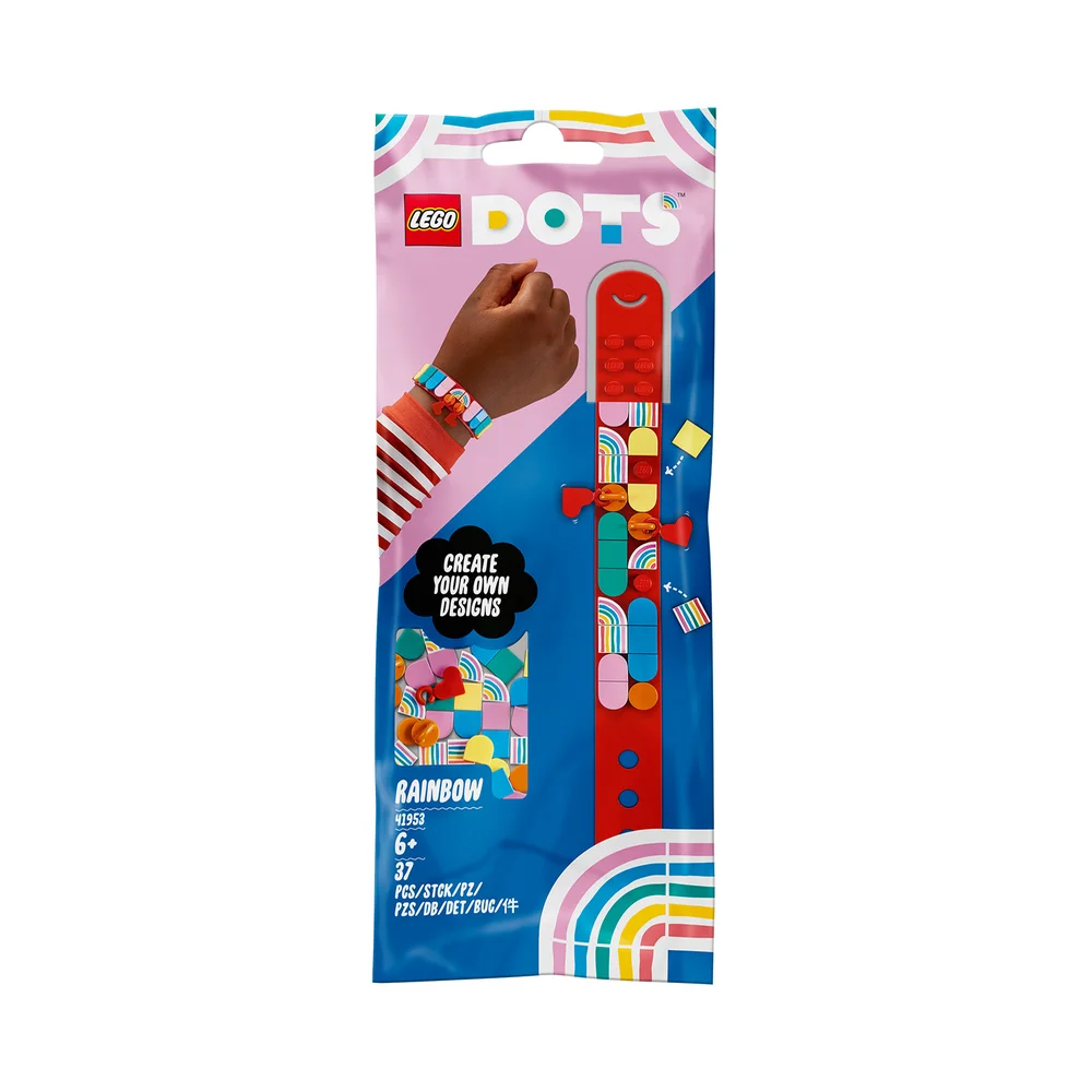 LEGO DOTS: Bracelet avec des Charms - Arc-en-Ciel, Kit Création Bijoux pour Enfant(41953) Image 1