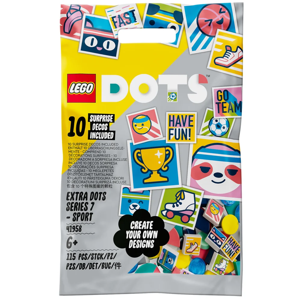 LEGO DOTS: Extra DOTS: Series 7 - SPORT Tiles Craft Set (41958) Image 1