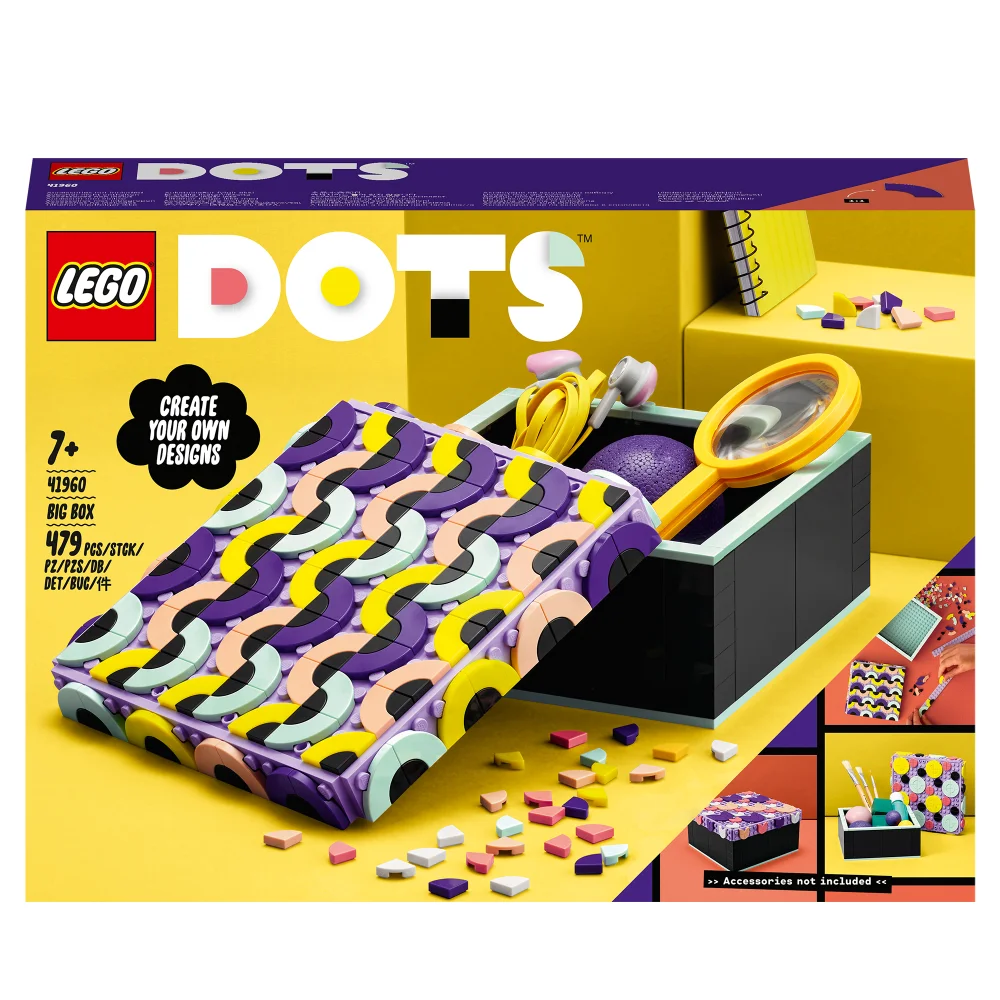 LEGO DOTS: La Grande Boîte, Loisir Créatif de Rangement de Chambre d'Enfants(41960) Image 1