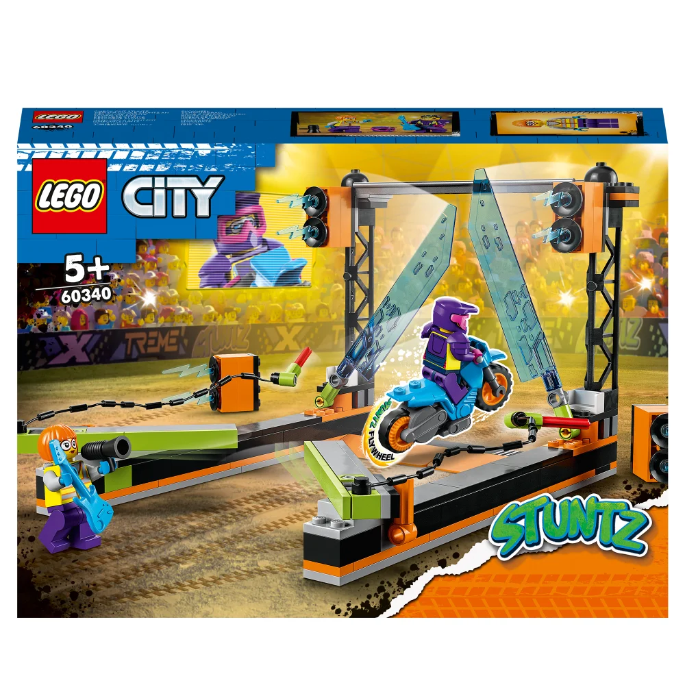 LEGO City: Stuntz Le Défi de Cascade : Les Lames, Jouet de Moto Cross, Enfants 5 Ans(60340) Image 1