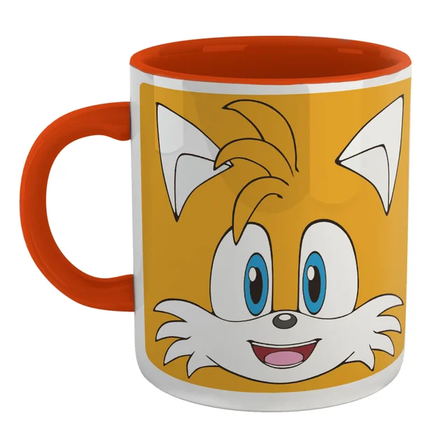 Sonic The Hedgehog Tails Face Mug - Orange