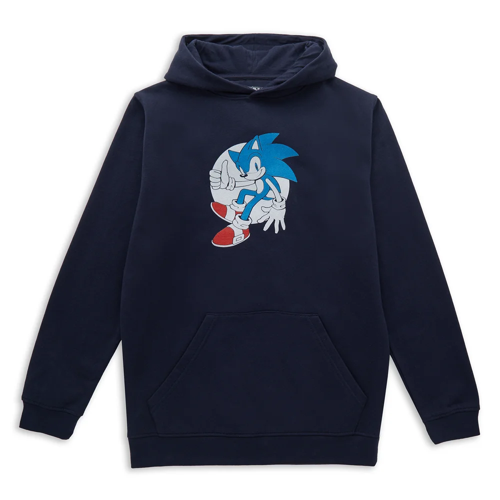 Sonic The Hedgehog Thumbs Up Kids' Hoodie - Navy - 5-6 ans Image 1