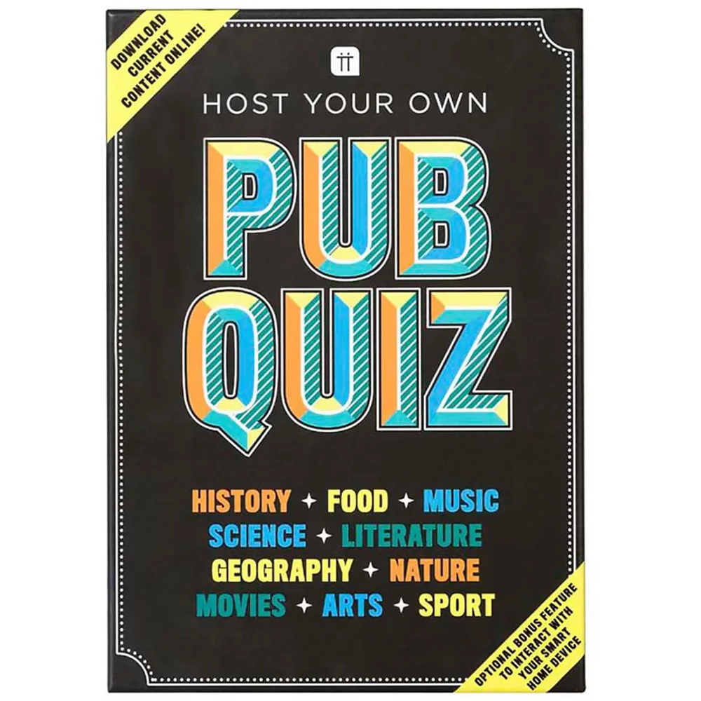 Host Your Own Pub Quiz Game Image 1