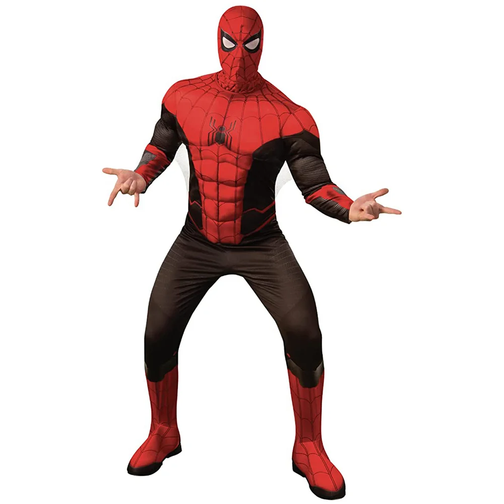Official Rubies Marvel Spider-Man 3 No Way Home Adult Deluxe Costume – XL Size Image 1