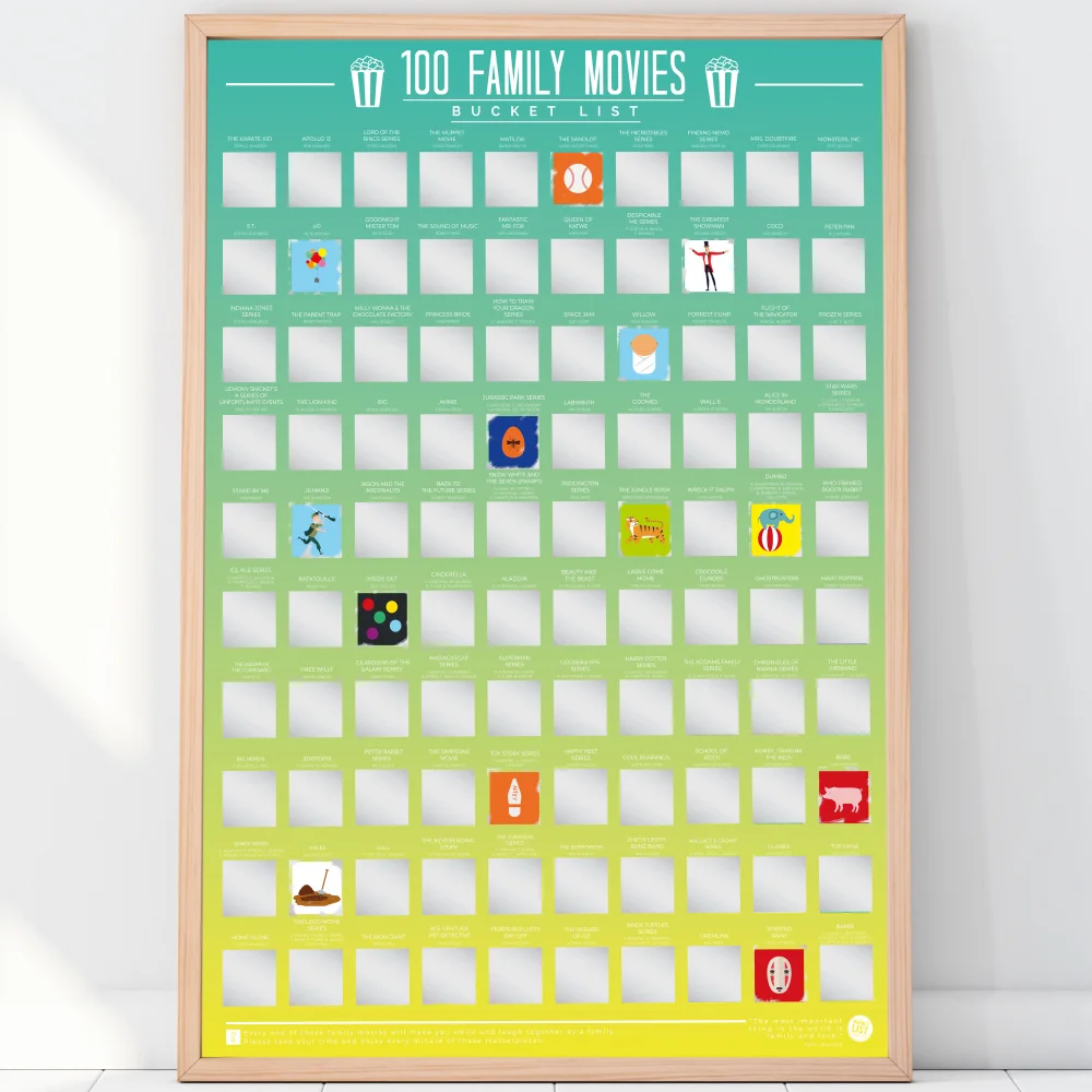 100 Family Movies Bucket List Image 1