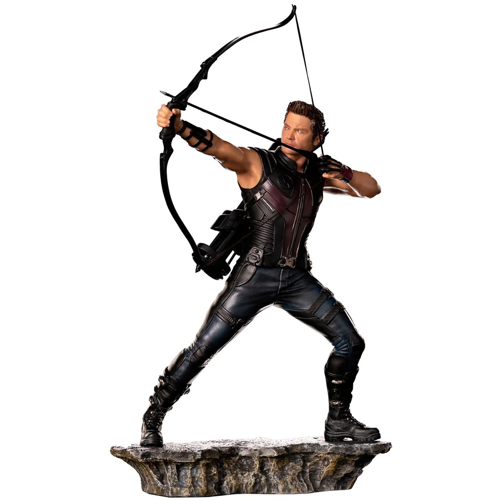 Iron Studios Marvel Avengers The Infinity Saga 1/10 BDS Art Scale Figure Hawkeye Battle of NY Image 1
