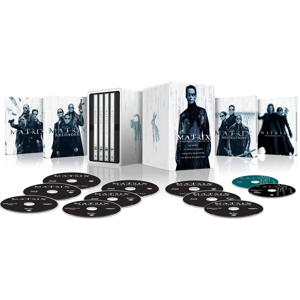 The Matrix : Collection comprenant 4 Film 4K Ultra HD - Coffret Steelbook (Blu-ray Inclus) Image 1