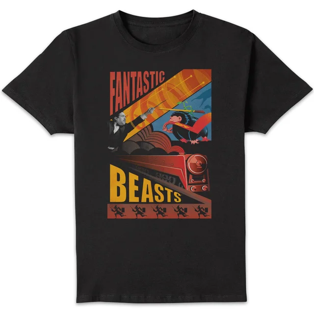 T-Shirt Unisexe Les Animaux Fantastiques - Noir