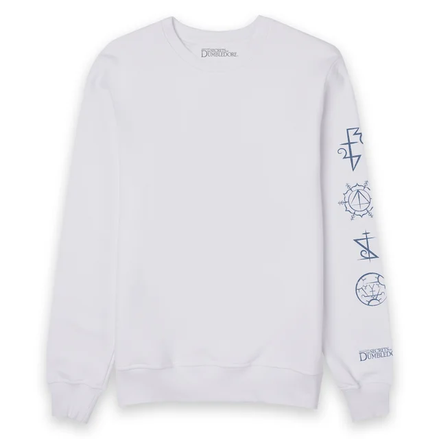 Sweatshirt Motifs Qilin Les Animaux Fantastiques - Blanc