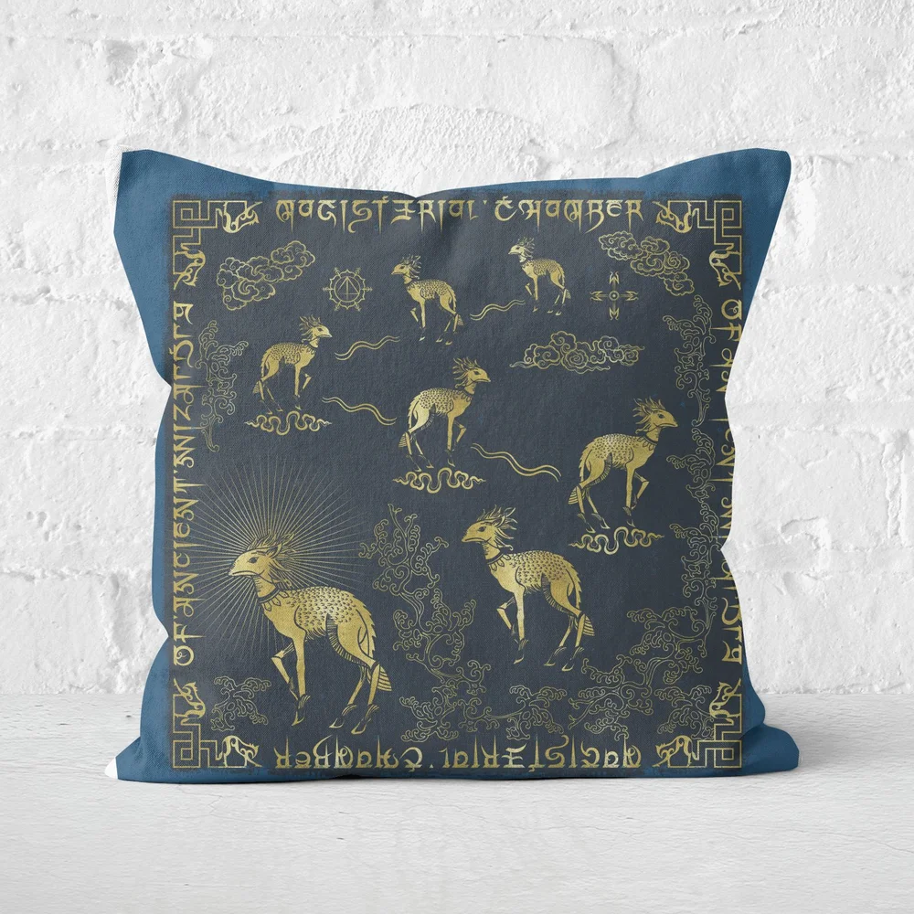 Decorsome x Les Animaux Fantastiques - Coussin Carré Qilin - 40x40cm - Soft Touch Image 1
