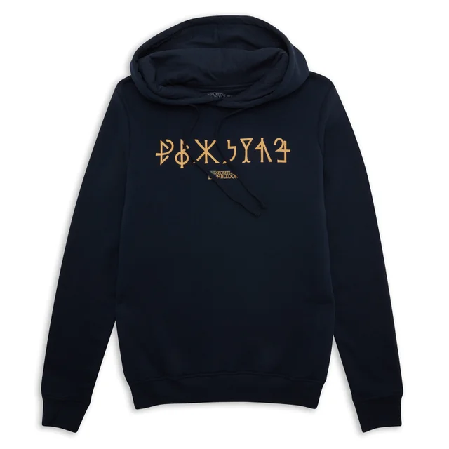 Sweat à Capuche Motifs Dorés Les Animaux Fantastiques - Bleu Marine