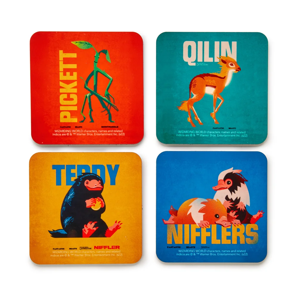 Decorsome x Les Animaux Fantastiques Set de sous-verres Image 1