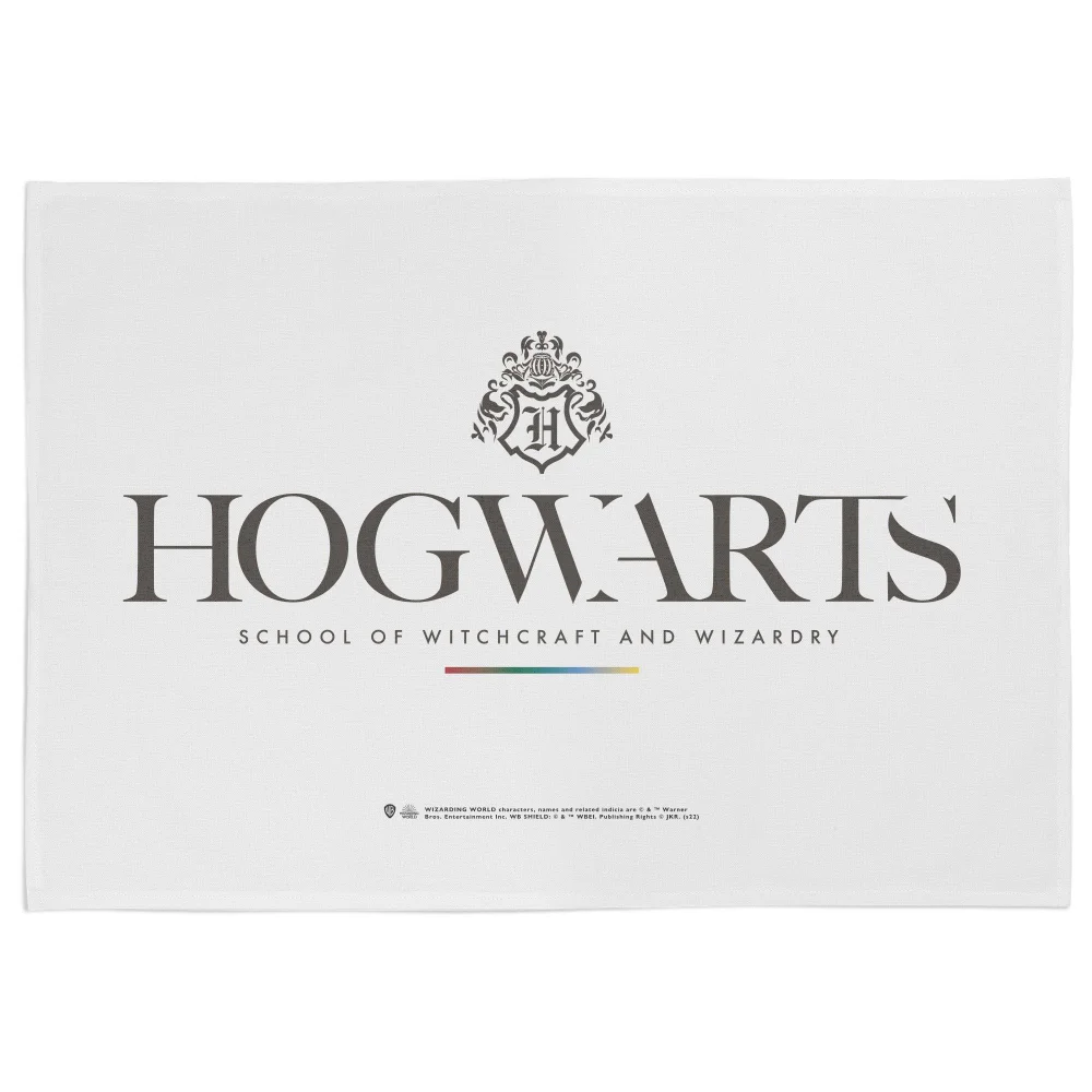 Harry Potter Hogwarts Tea Towel Image 1