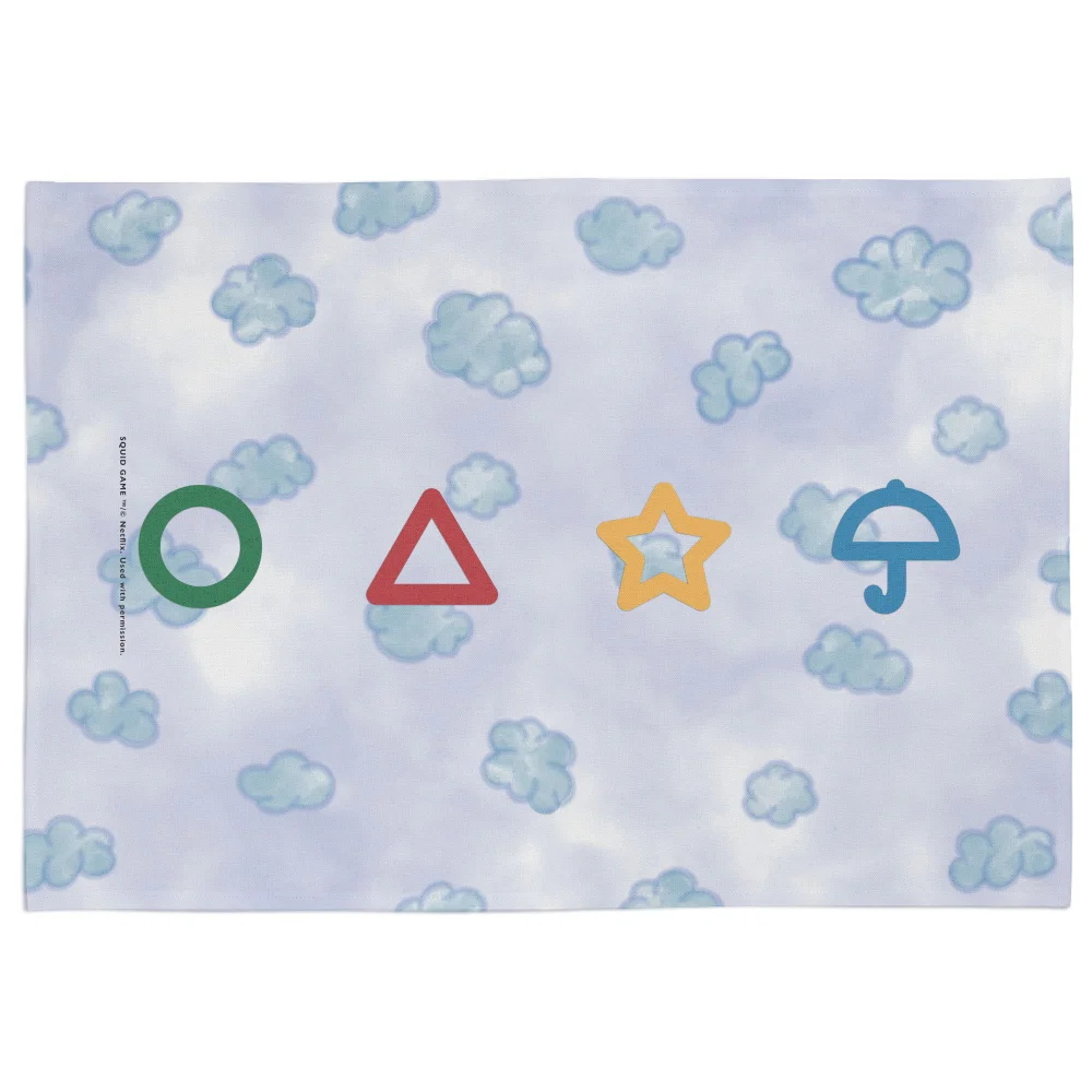 Squid Game Honeycomb Shapes Tea Towel Image 1